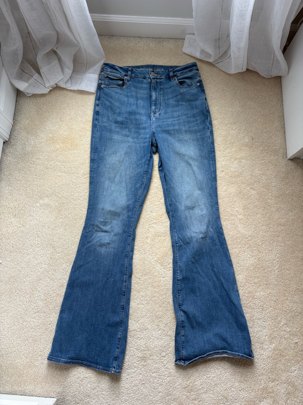 American Eagle Outfitters Women's Blue Flare Jeans